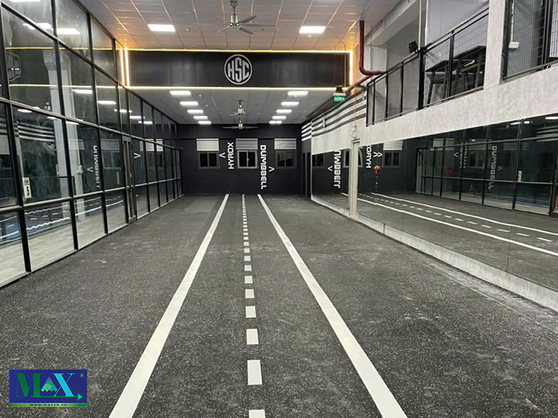Thi công phòng gym Hà Nội Sport City 447 Long Biên